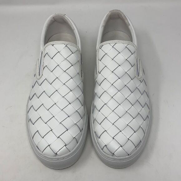 MARC FISHER Calla Woven Leather Slip-On Sneaker - Picture 1 of 13